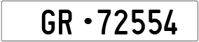 Truck License Plate